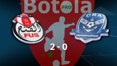 Botola Maroc Télécom D1 (mise à jour 17e journée): FUS - CRA (2-0)