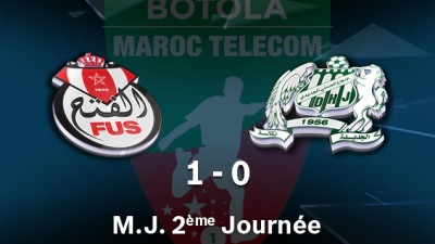 Botola M.T. (mise à jour, 2è journée): Le FUS Rabat s’impose face au Difaâ El Jadida (1-0)