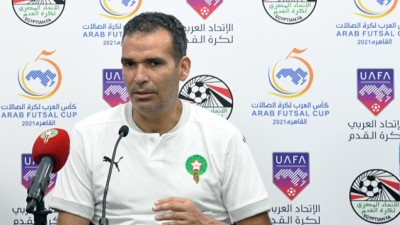 البطولة العربية لكرة القدم داخل القاعة.. مدرب المنتخب المغربي يؤكد أن النخبة الوطنية تلعب من أجل الظفر باللقب