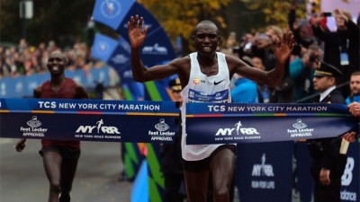 Le Kényan Geoffrey Kamworor remporte le marathon 2017 de New York