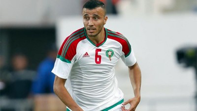 L'international marocain Ghannem Saiss: "Nous allons jouer avec le sérieux requis contre le Bénin pour assurer notre qualification aux quarts de finale"