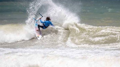 Moulay El Hassan GKA Kitesurf world tour Morocco-Dakhla 2018 (1ère journée): L'Italien Airton Cozzolino en tête du classement
