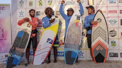 Moulay El Hassan GKA Kitesurf world tour Morocco-Dakhla 2018: L'Italien Airton Cozzolino remporte la 9è édition