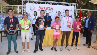 Agadir : Franc succès de la 4ème étape du Srixon Junior Tour de Golf