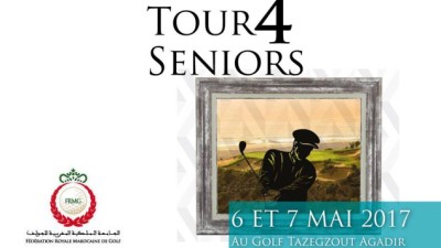 Senior Tour de Golf: Amine Rafi (brut) et Leen Alain (net) remportent la 4e étape