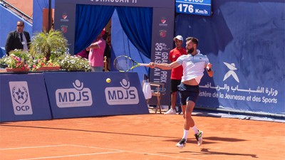35è édition du Grand Prix Hassan II de tennis : Le trio français Gilles Simon, Benoit Paire et Jo-Wilfried Tsonga et l'Espagnol Pablo Andujar en demi-finales