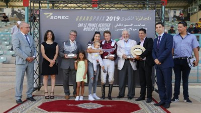 Le cheval Atlas remporte le Grand Prix SAR le Prince Héritier Moulay El Hassan des courses Hippiques