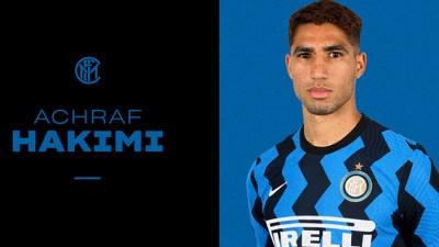 أشرف حكيمي ينتقل إلى فريق إنتر ميلان الإيطالي بموجب عقد يمتد حتى صيف 2025