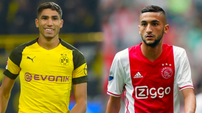 Les internationaux marocains Achraf Hakimi et Hakim Ziyech dans l'équipe type des Africains de l'année de France Football