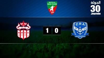 Le Hassania d'Agadir s'impose (1-0) face au Chabab d'Al Hoceima, s'empare de la 3è place