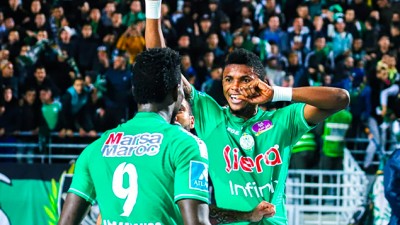 الرجاء الرياضي يعود بفوز عريض من ميدان اتحاد طنجة (4-1)