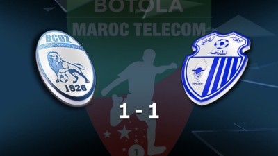 Botola Pro MT (1ère journée): l'Ittihad de Tanger fait match nul à domicile face à Rapide Oued Zem (1-1)