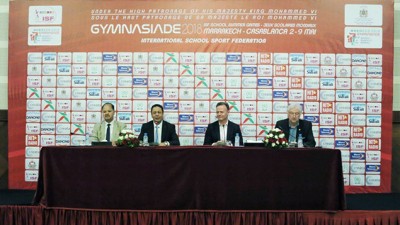 Le président de l’ISF salue la bonne organisation et la qualité des infrastructures marocaines pour accueillir Gymnasiade 2018
