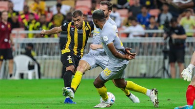 عبدالرزاق حمدالله يقود الاتحاد السعودي للفوز على الخليج في دوري المحترفين