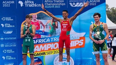 Triathlon.. Le Marocain Jawad Abdelmoula remporte le Championnat d'Afrique