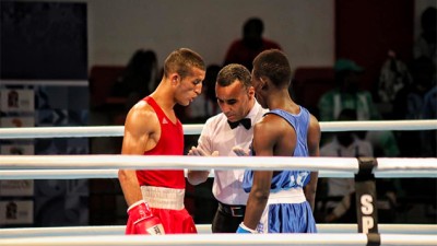 الألعاب الإفريقية الرباط 2019 (ملاكمة): المغربي محمد حموت يحرز ذهبية وزن الريشة (57 كلغ)