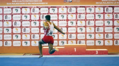 Jeux africains-2019/Gymnastique: Le Marocain Nabil Zouhair remporte la médaille de bonze de l'épreuve sol