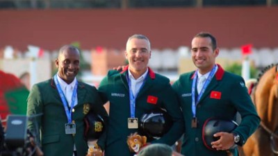 Jeux africains-2019/Saut d'obstacles individuel: Les Marocains El Ghali, Ouaddar et Bourguignon dominent le podium