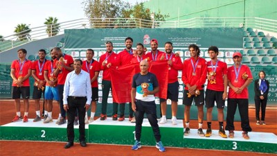 Jeux africains-2019/Tennis: Le Maroc remporte la médaille d'or par équipes hommes