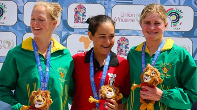 Jeux africains-2019/Triathlon (Elite dames): L’Égyptienne Basmla El Salamoney remporte la médaille d'or
