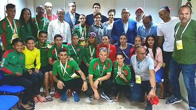 Jeux de la Francophonie : La délégation officielle rencontre les athlètes marocains médaillés