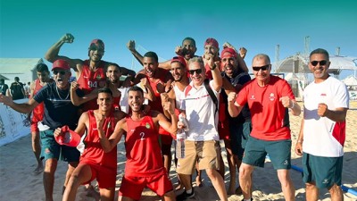 Jeux africains de plage (Beach handball).. Le Maroc bat l'Algérie et file en finale