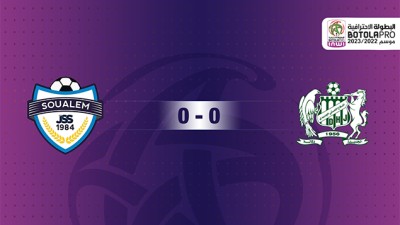 فريق الدفاع الحسني الجديدي يتعادل مع ضيفه شباب السوالم الرياضي (0-0)