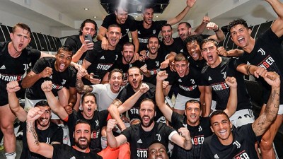 يوفنتوس يحرز اللقب التاسع على التوالي