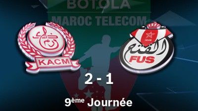 Botola M.T. D1 (9è journée): Le Kawkab Marrakech s’impose à domicile face au FUS Rabat (2-1)