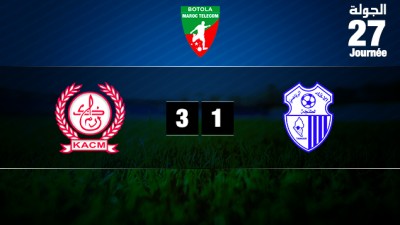 Le Kawkab de Marrakech s'impose face à l’Ittihad de Tanger (3-1)