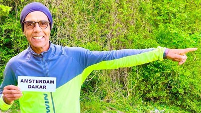 L'athlète Karim Mosta reliera Amsterdam à Dakar à vélo