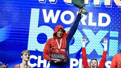 Boxe.. La Marocaine Khadija El Mardi sacrée à Istanbul vice-championne du monde des poids lourds
