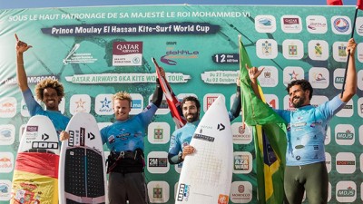 Championnat du monde de kitesurf.. James Carew et Capucine Delannoy remportent l'étape de Dakhla