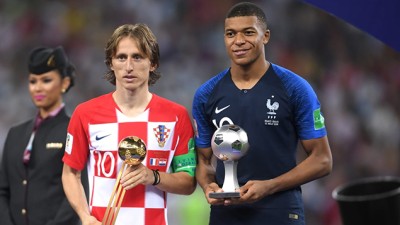 Mondial 2018 : Modric, Mbappé, Courtois et Kane récompensés