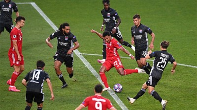 دوري أبطال أوروبا, بايرن ميونيخ الألماني يتغلب على ليون الفرنسي ويضرب موعدا مع باريس سان جرمان في النهائي