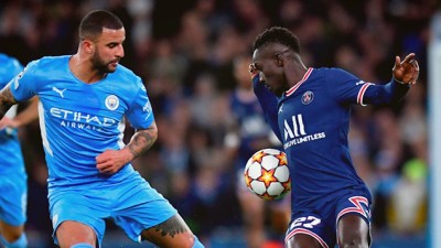 دوري أبطال أوروبا.. مانشستر سيتي يهزم باريس سان جرمان 2-1 ويتأهلان معا الى ثمن النهائي