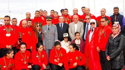 Distinction de l'équipe marocaine à la clôture du premier championnat arabe des sports aériens