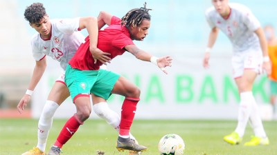 Tournoi de l'UNAF (U20) 3e journée, match nul entre le Maroc et la Tunisie (0-0)