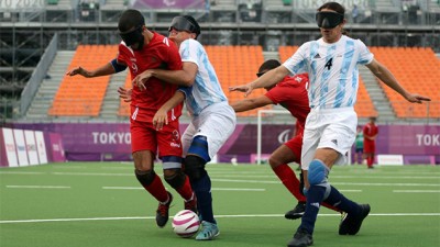 الألعاب الأولمبية الموازية (بارالمبية).. المنتخب المغربي لكرة القدم الخماسية للمكفوفين ينهزم أمام نظيره الأرجنتيني 1-2