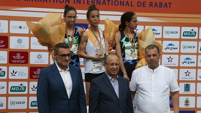 Marathon international de Rabat (dames).. La Marocaine Fatimzahra Gardadi remporte la 6ème édition