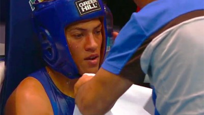 بطولة العالم النسوية للملاكمة (روسيا 2019): المغربية خديجة المرضي تنهزم في نصف النهاية أمام بطلة بلاد الغال برايس لورين