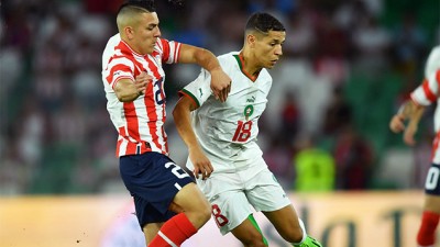 استعدادات كأس العالم 2022.. مباراة المغرب والباراغواي تنتهي بالتعادل السلبي