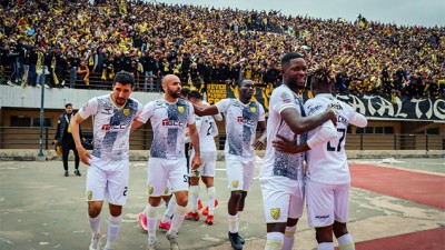 فريق المغرب الفاسي يفوز على ضيفه فريق مولودية وجدة 1-0