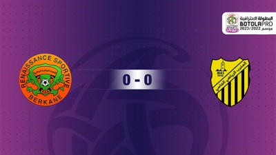 المغرب الفاسي يتعادل بميدانه مع نهضة بركان 0-0