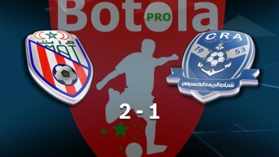 Botola Maroc Télécom D1 (21è journée): Moghreb Tétouan arrache une victoire (2-1) de Chabab Al-Hoceima