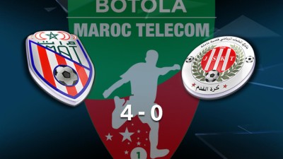 Botola Maroc Télécom D1 (25è journée): Moghreb Tétouan écrase Jeunesse Kasbat Tadla (4-0)