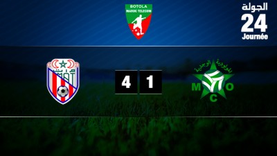 Victoire du Moghreb de Tétouan face au Mouloudia d'Oujda (4-1)
