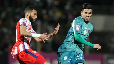 فريق المغرب التطواني يفوز على ضيفه الرجاء الرياضي (1-0)