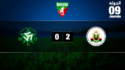 فريق مولودية وجدة ينهزم أمام ضيفه فريق الجيش الملكي 0-2