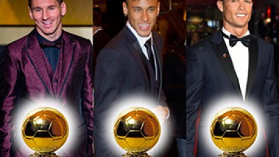 Ballon d'Or - Lionel Messi, Cristiano Ronaldo et Neymar en course pour le sprint final